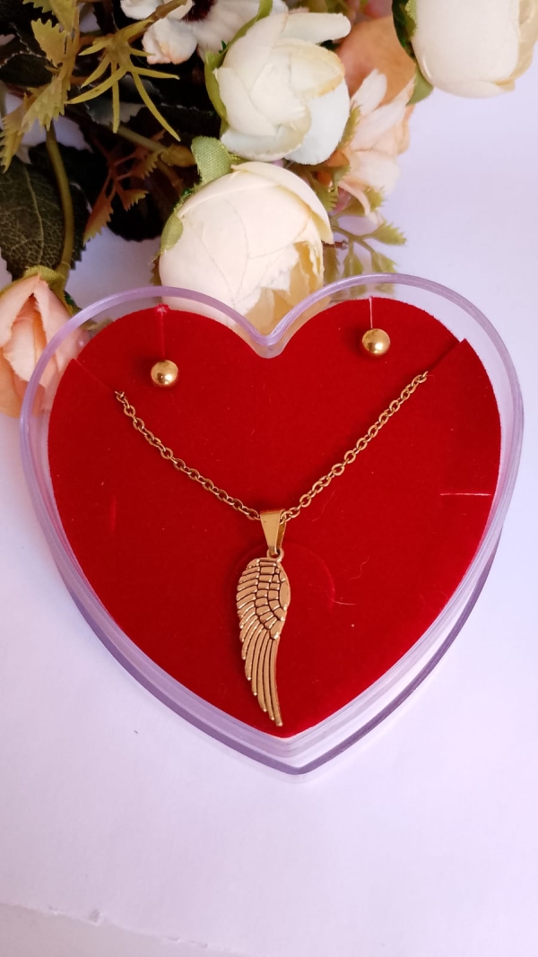 Conjunto asa de anjo.
