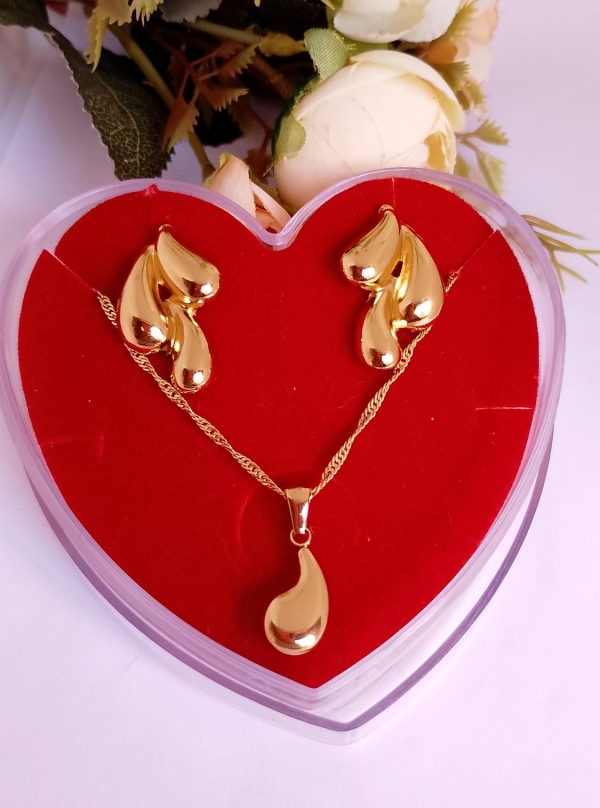 Conjunto de jóias gotas