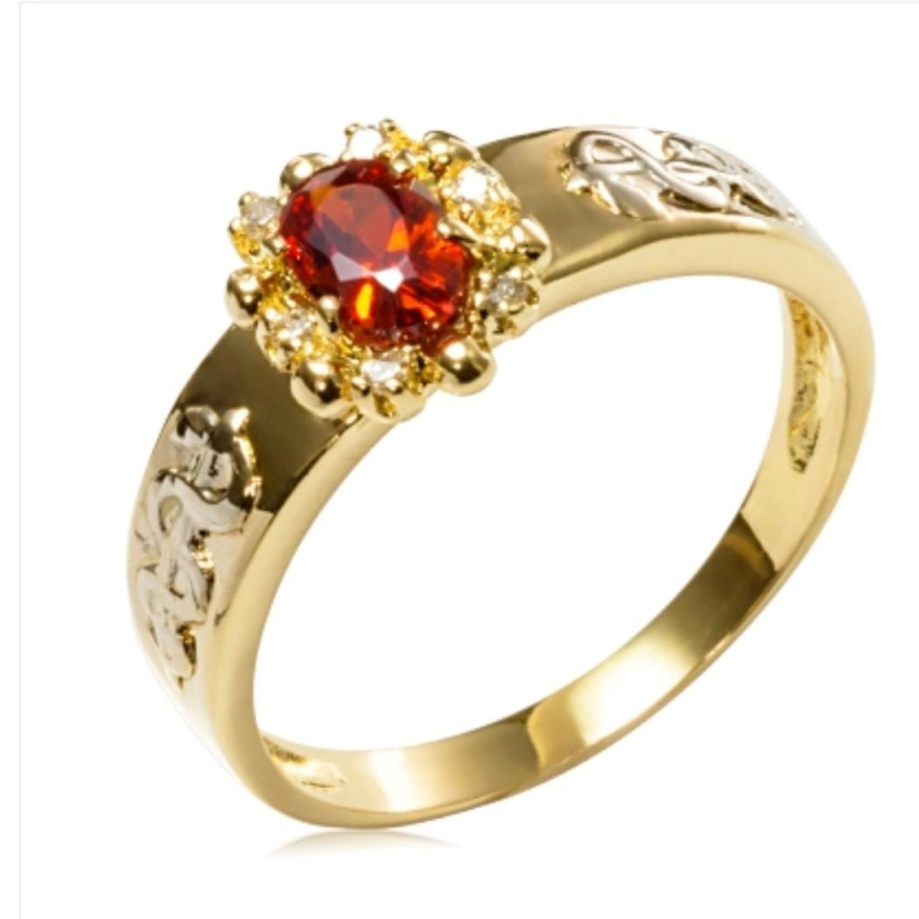 Anel formatura ouro 18k