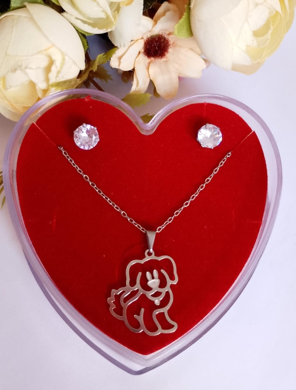 Conjunto em aço Doguinho