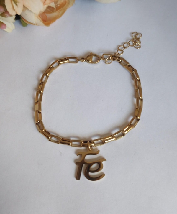 Pulseira pingente fé