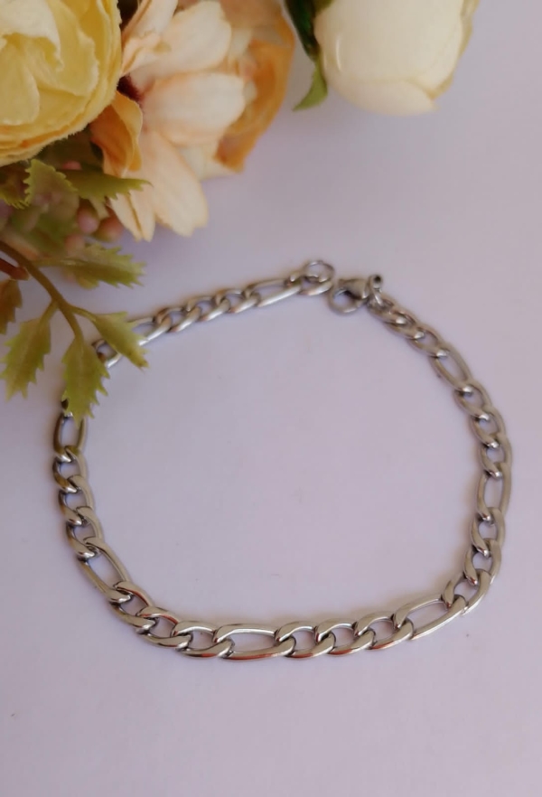 Pulseira Grumet 3x1 em Aço Inoxidável – Estilo Clássico com Toque Moderno